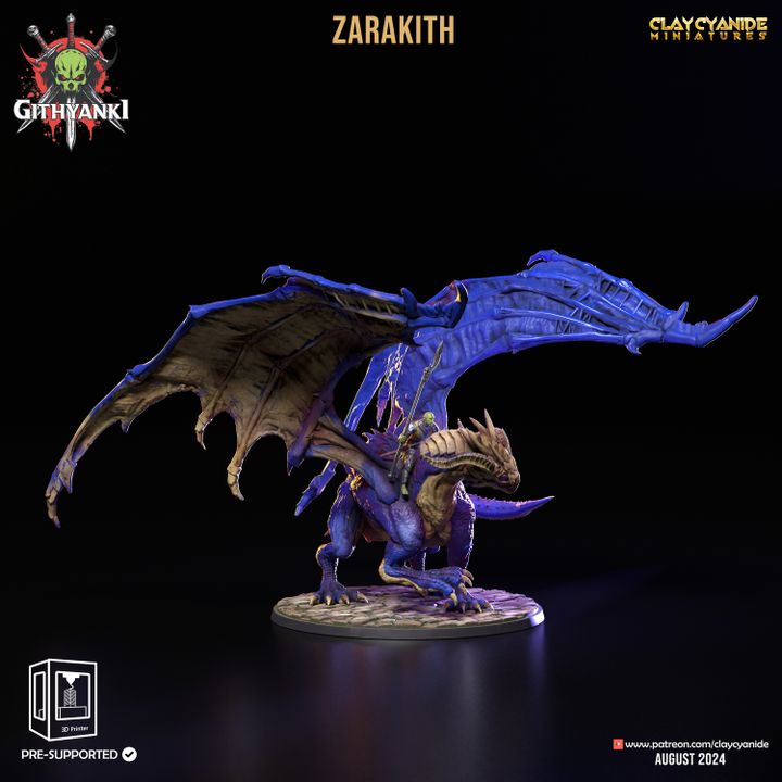 Zarakith — Dark Fantasy Monsters STL miniature by Clay Cyanide